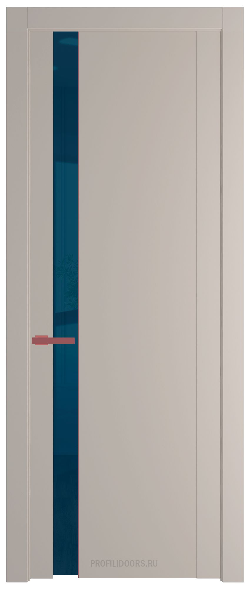 1.2P Сэнд Зеркало Blue молдинг Красный антрацит