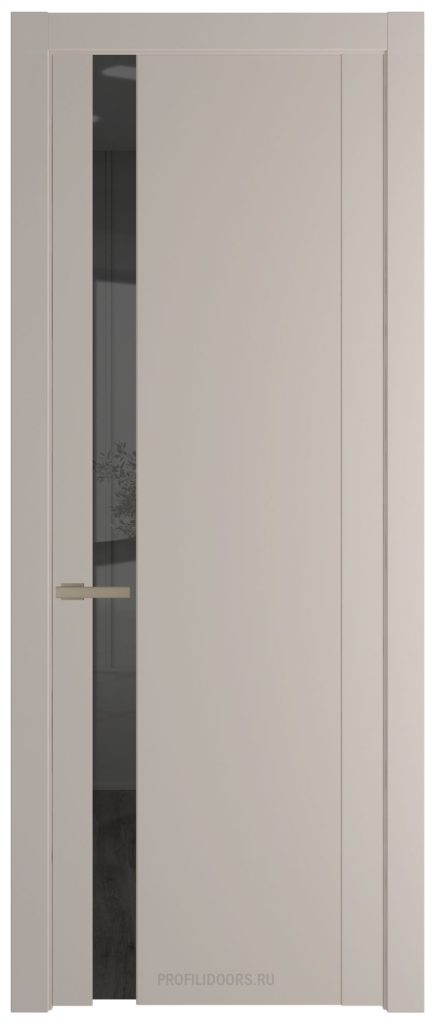 1.2P Сэнд Зеркало Grey молдинг Никель матовый