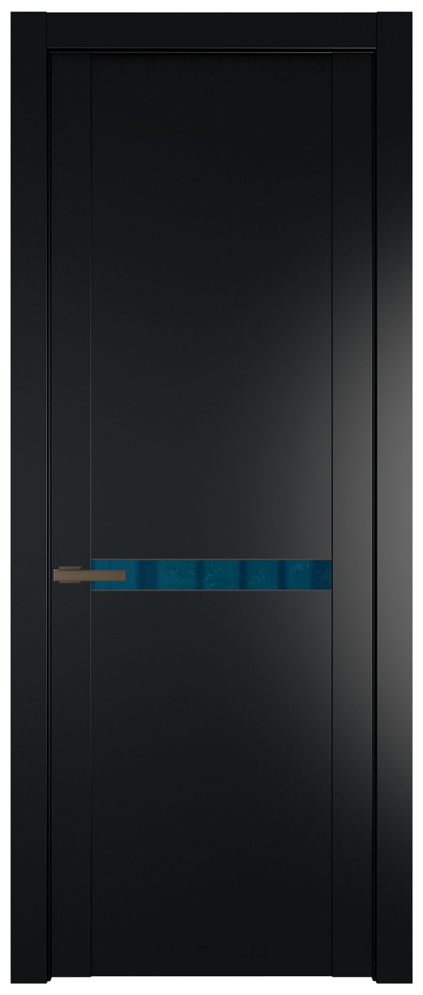 1.4P Блэк Зеркало Blue молдинг Деорэ