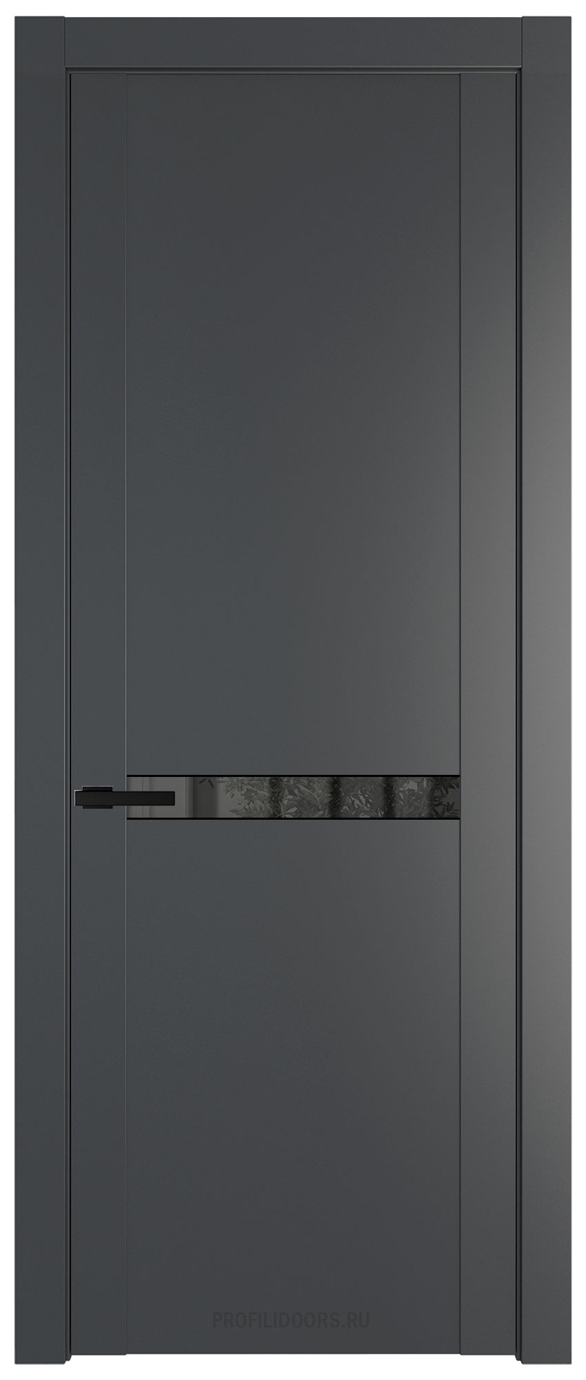 1.4P Графит Зеркало Grey молдинг Черный матовый