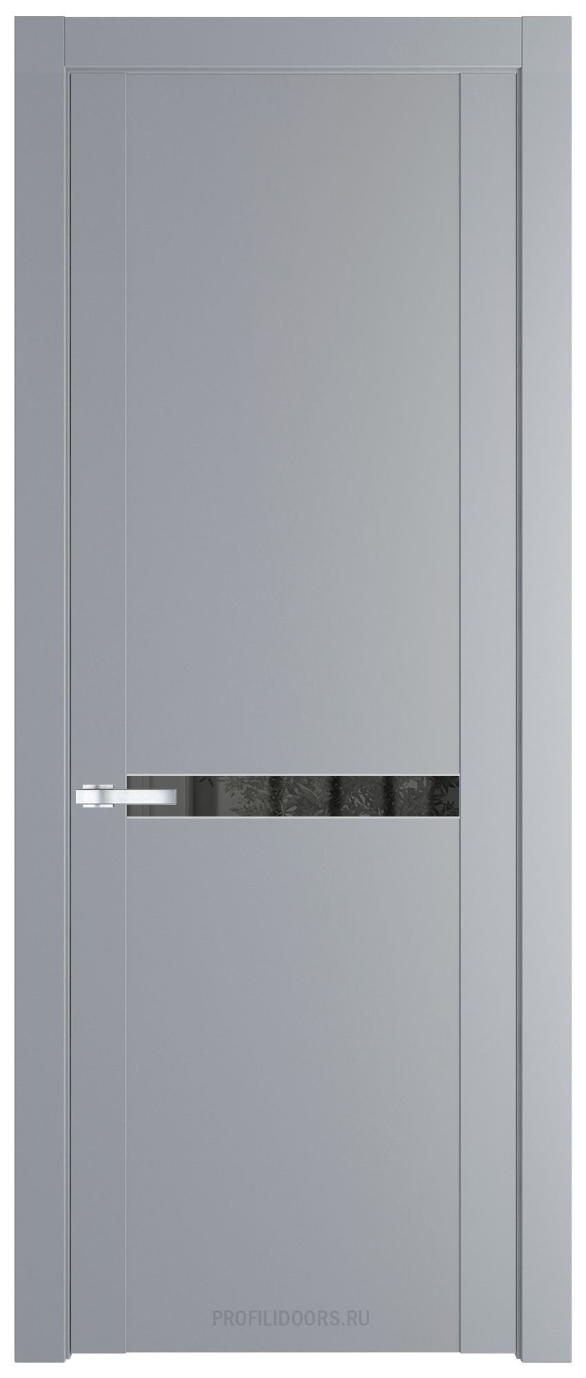 1.4P Смоки Зеркало Grey молдинг Серебро