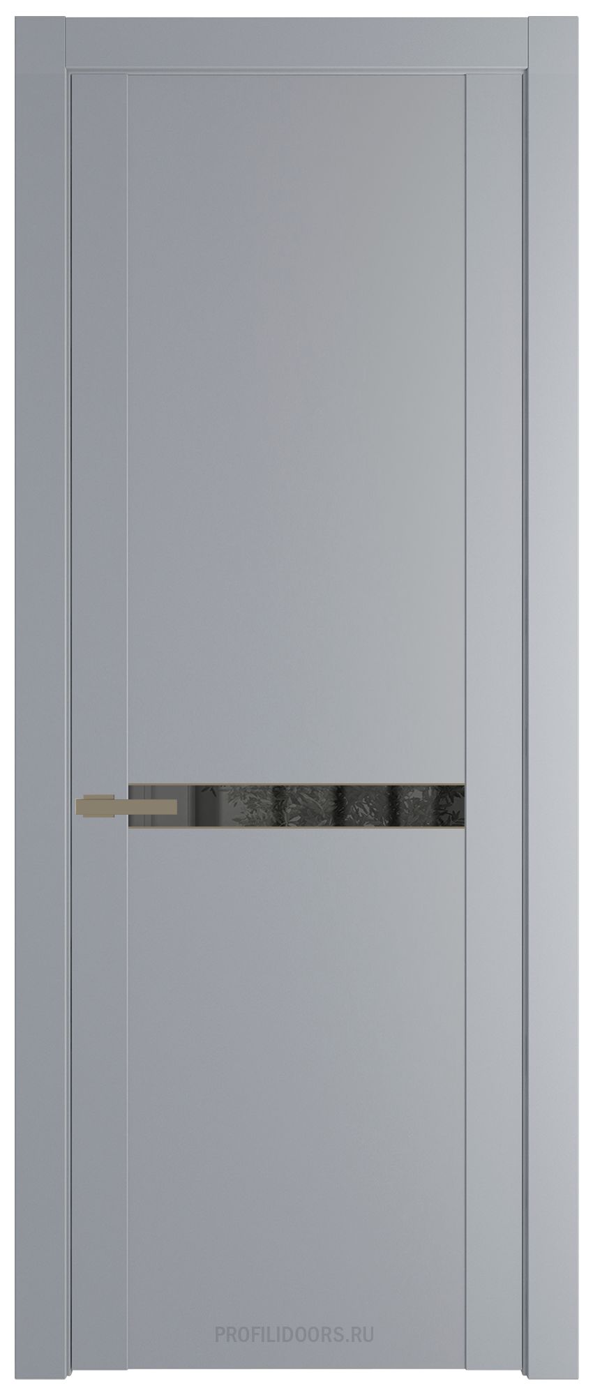 1.4P Смоки Зеркало Grey молдинг Шампань