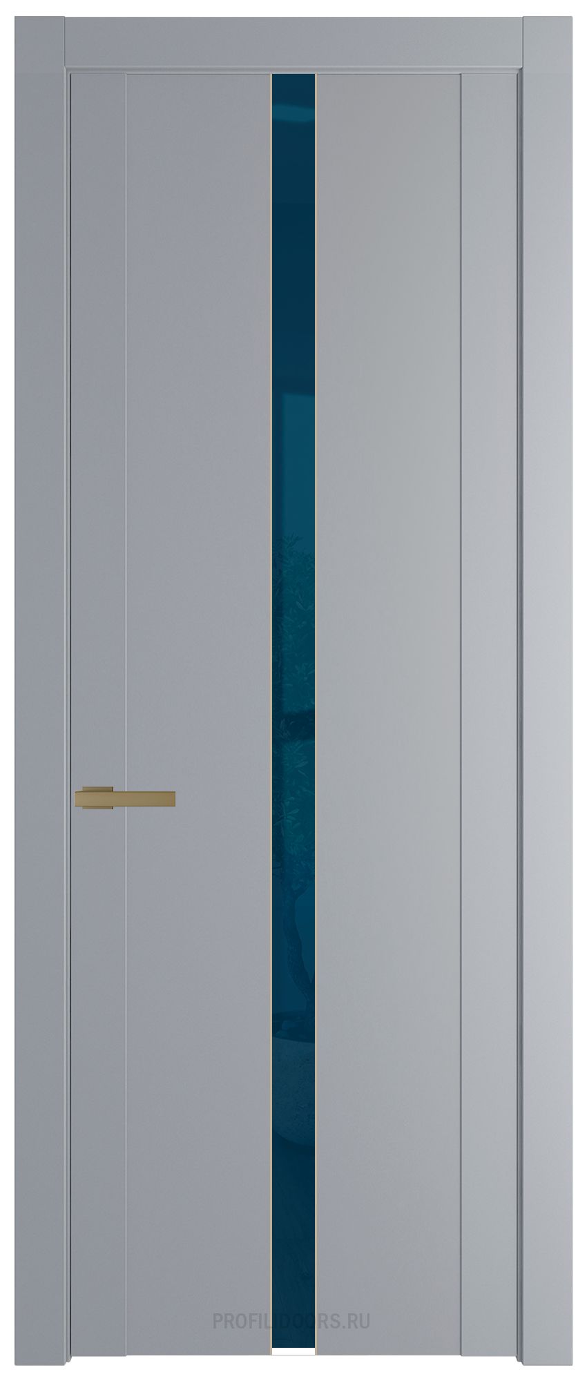 1.8P Смоки Зеркало Blue молдинг Золото
