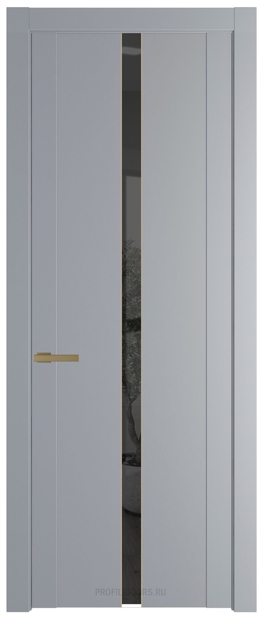 1.8P Смоки Зеркало Grey молдинг Золото