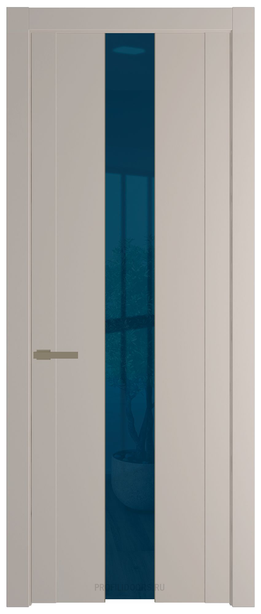 1.9P Сэнд Зеркало Blue молдинг Шампань
