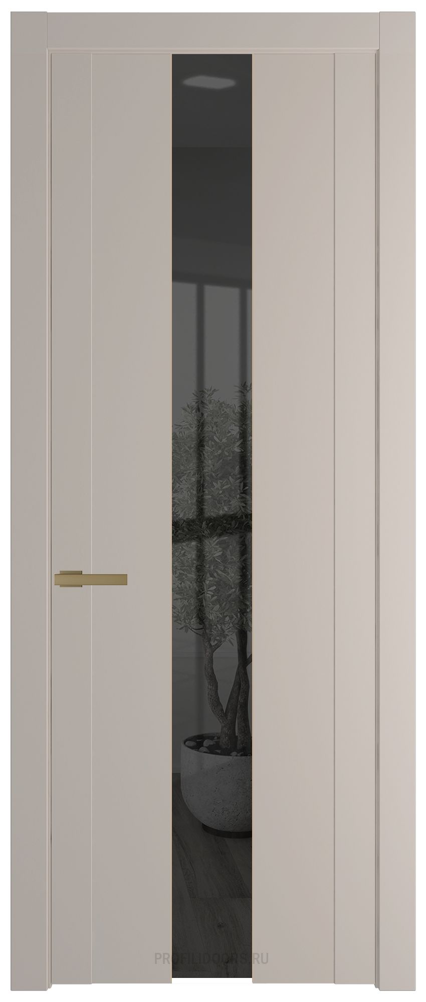 1.9P Сэнд Зеркало Grey молдинг Золото