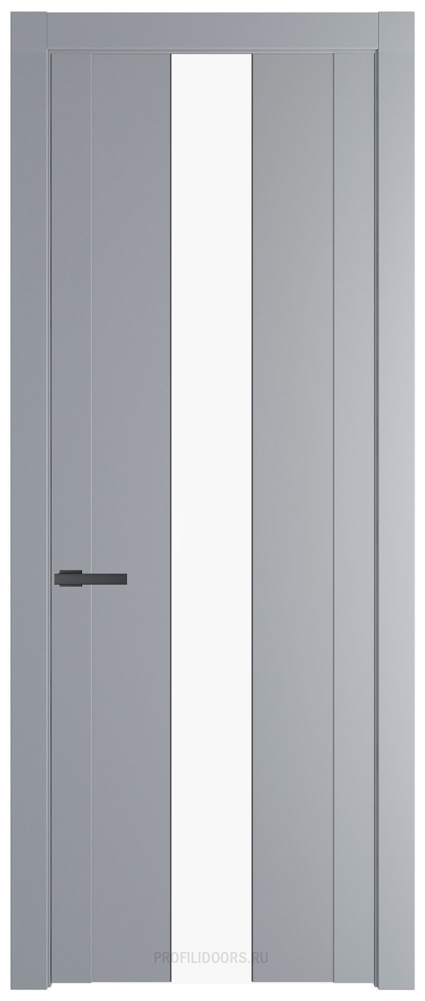 1.9P Смоки Монохром белый просветленный молдинг Серая ночь