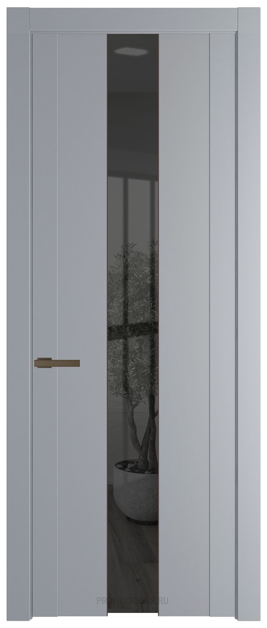 1.9P Смоки Зеркало Grey молдинг Деорэ