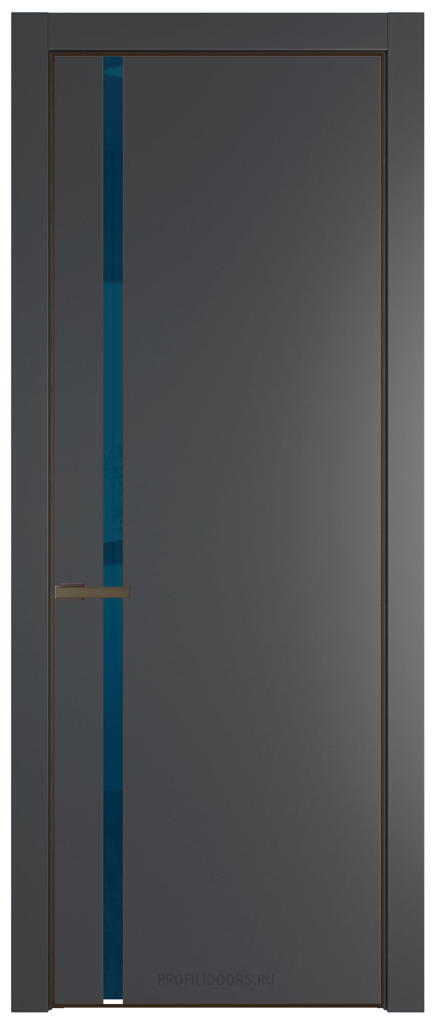 21 PE с вставкой из стекла зеркало blue Графит с алюминиевой кромкой Деорэ