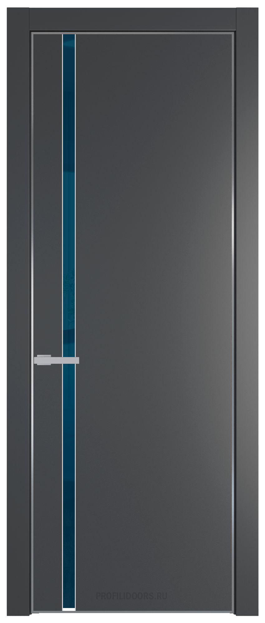 21 PE с вставкой из стекла зеркало blue Графит с алюминиевой кромкой Серебро