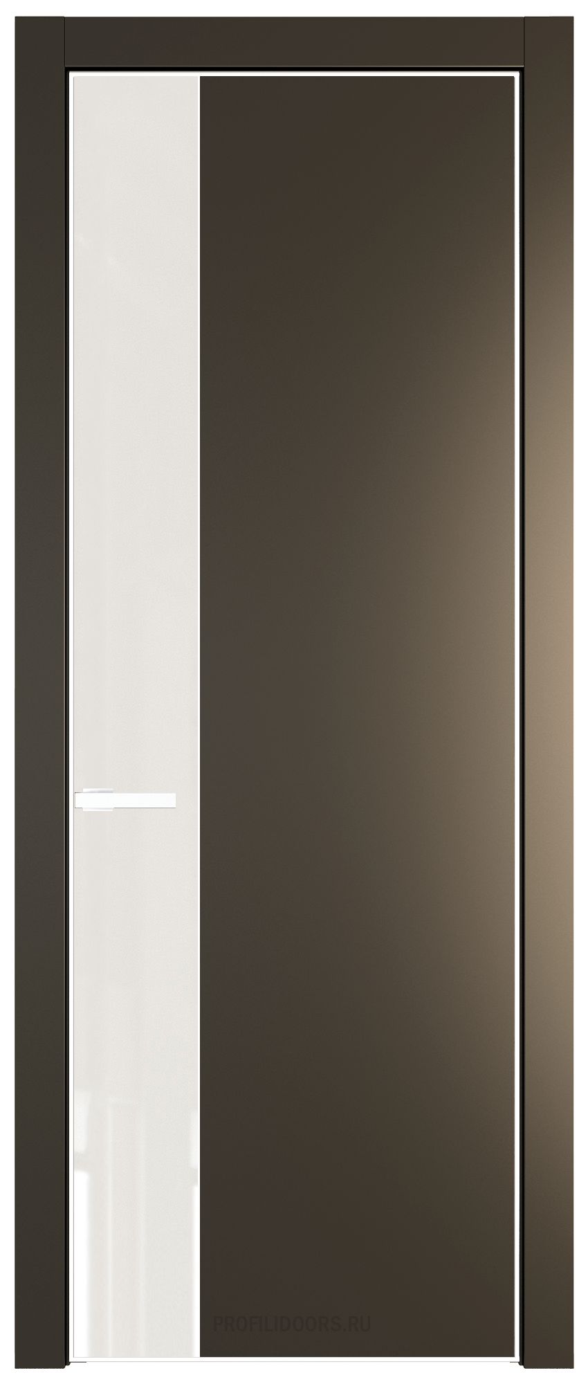 24 PE с вставкой Магнолия Люкс Перламутр бронза с алюминиевой кромкой Вайт