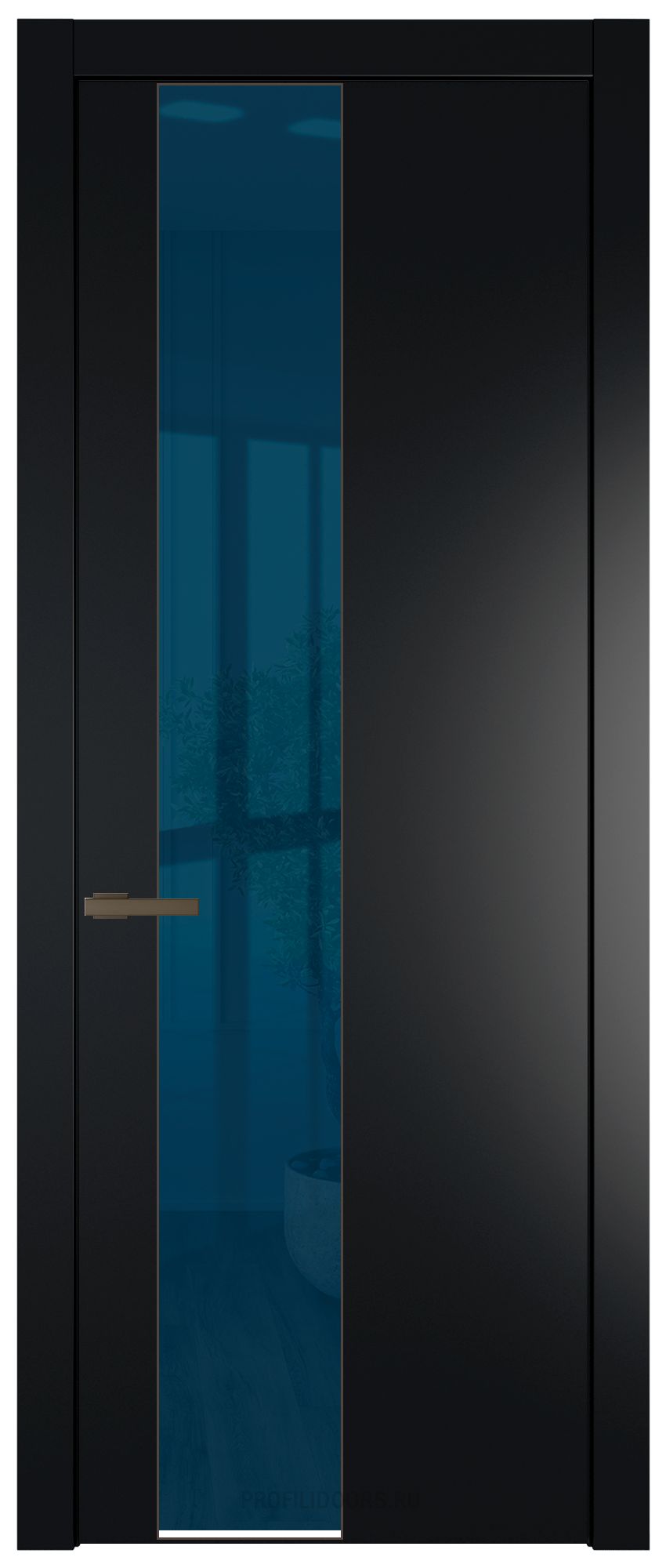 19 PW Блэк Зеркало Blue молдинг Деорэ