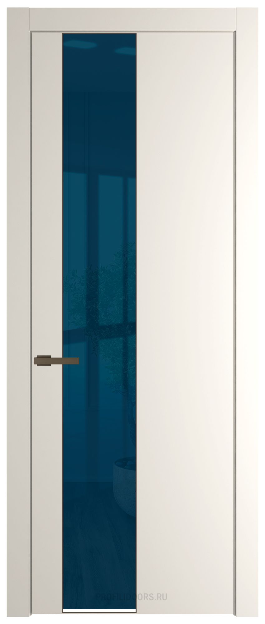 19 PW Перламутр белый Зеркало Blue молдинг Деорэ