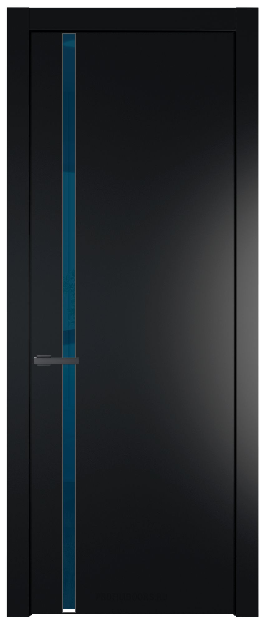 21 PW Блэк Зеркало Blue молдинг Серая ночь