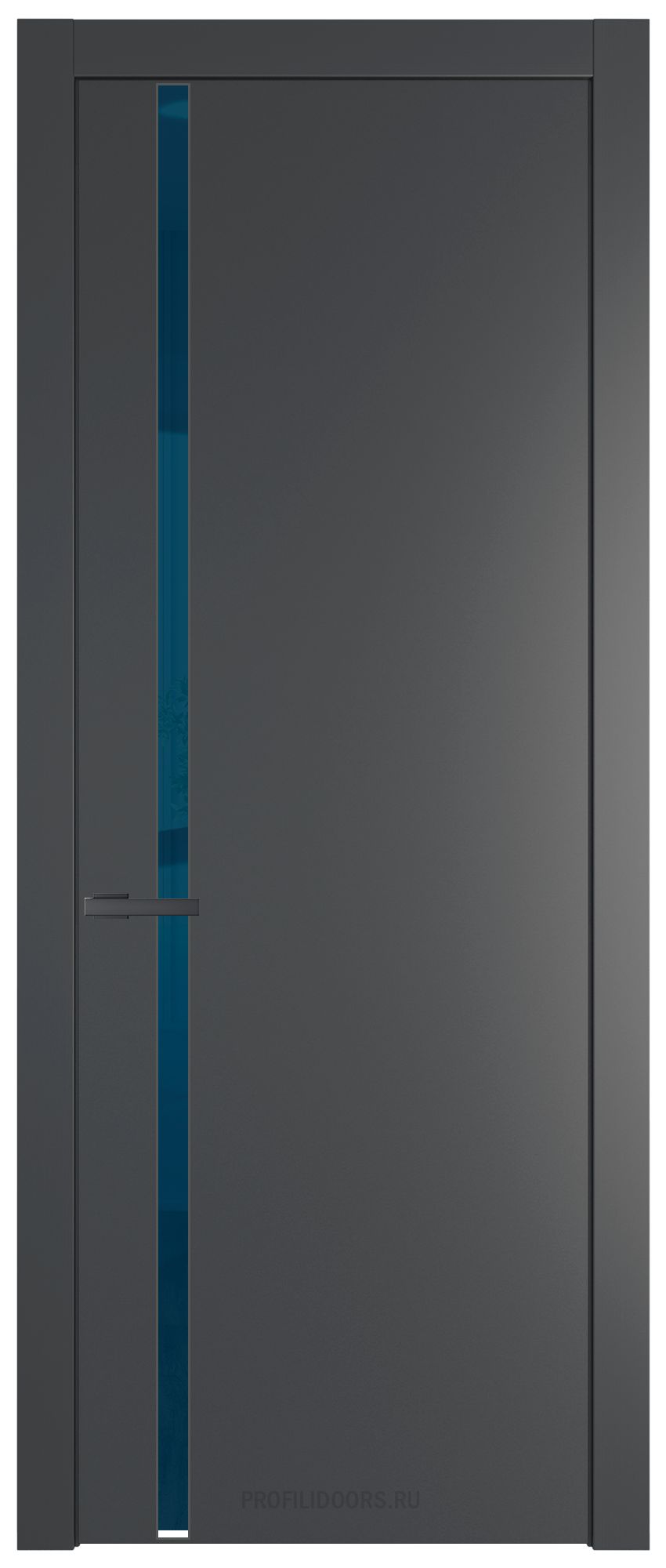 21 PW Графит Зеркало Blue молдинг Серая ночь