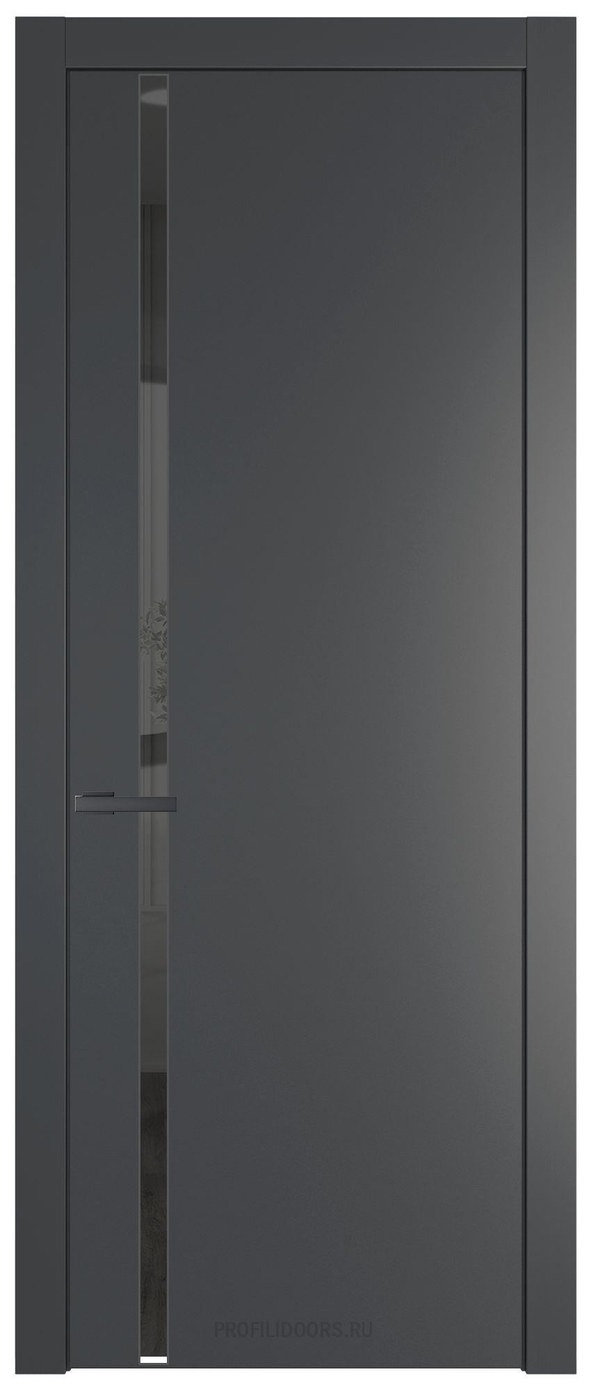 21 PW Графит Зеркало Grey молдинг Серая ночь