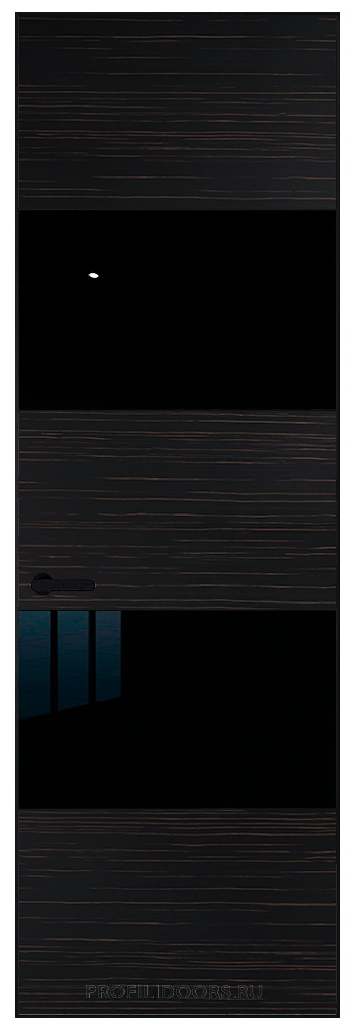 22 VA профиль Черный покрытие ESPRESSO 1042S (Г) вставка Черный лак